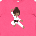 thumbnail image 4 of Inktastic African American Girl, Black Belt, Karate Girl Youth T-Shirt, 4 of 5
