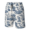 thumbnail image 4 of Fotbe Vintage Floral 1 Trajes de Baño Estampados para Hombre, Shorts de Verano de Secado Rápido, Ropa de Playa, Bañadores-Small, 4 of 6