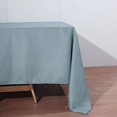 thumbnail image 5 of BalsaCircle 72" x 120" Polyester RECTANGULAR Tablecloth Table Linens Dusty Blue, 5 of 8