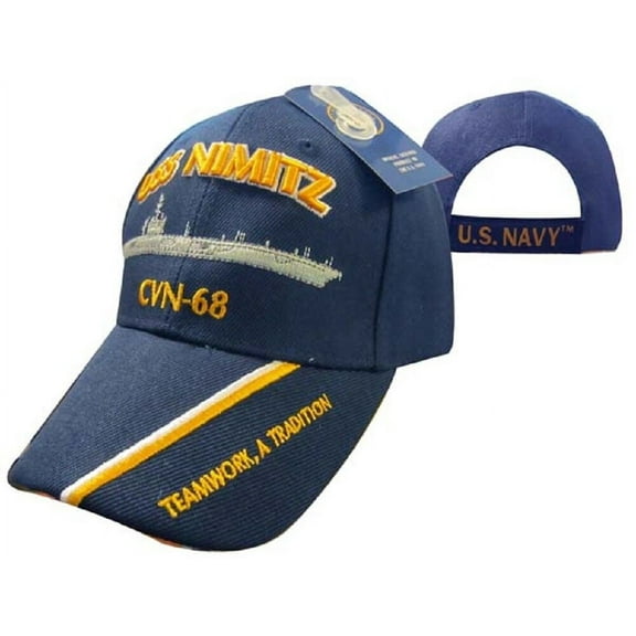 USS NIMITZ CVN-68 US NAVY SHIP HAT OFFICIALLY LICENSED BALL CAP