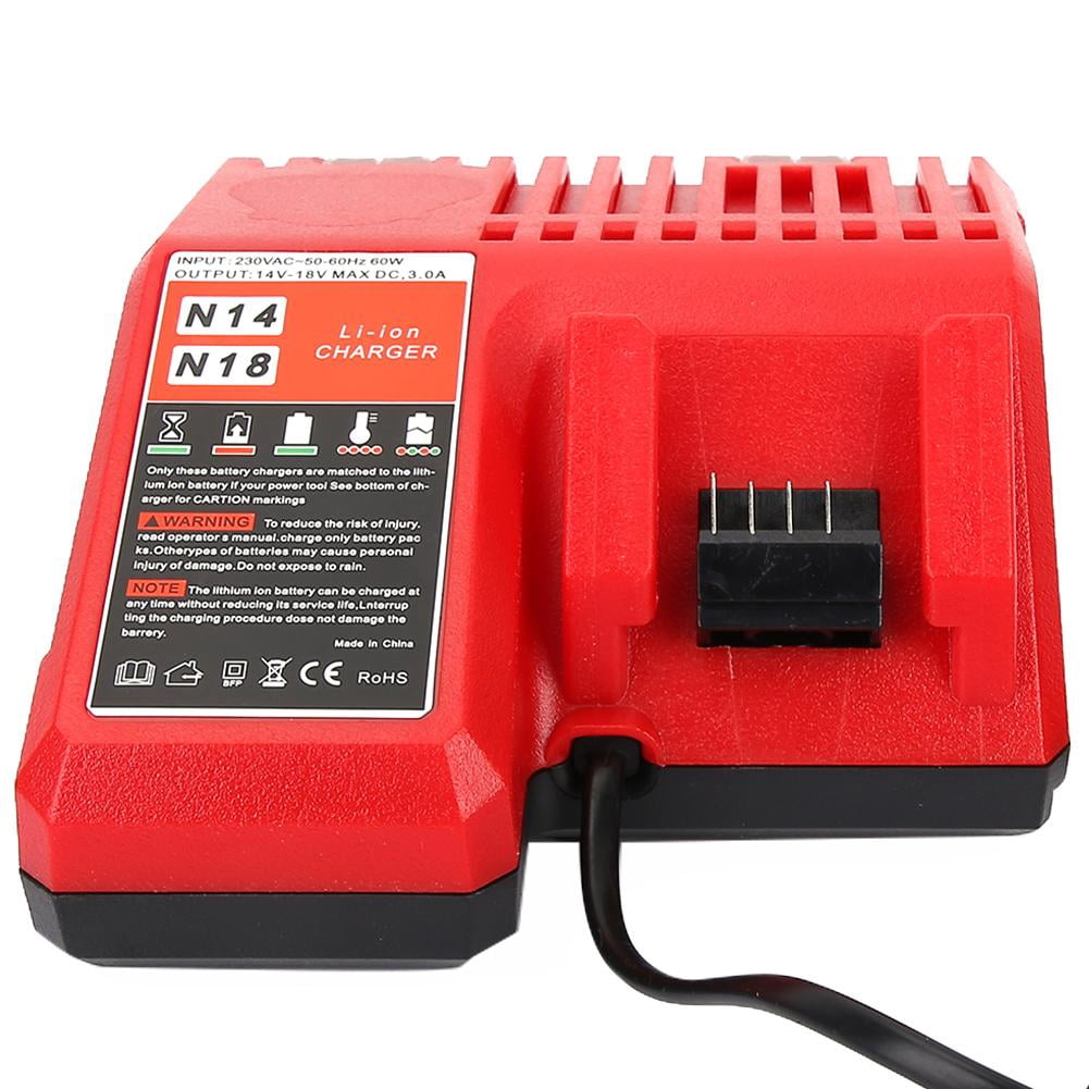 YLSHRF Battery Charger for Milwaukee, Liion Battery Charger,18V