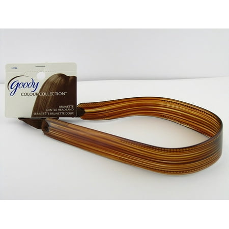- Colour Collection Jelly Striped Brunette Head Band - 1 Pc., Goody Women's Colour Collection Jelly Striped Headwrap, Color: Brunette By Goody Ship from US