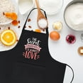 thumbnail image 3 of Funny Waterdrop Resistant Aprons for Women with 2 Pockets, Adjustable Bib Chef Kitchen Apron for Cooking Baking, 3 of 6