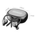 Water Proof Headphones Wireless Headphones Over Ear Headphones LED Display Sports Earbuds With