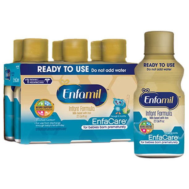 Enfamil EnfaCare Infant Formula for Premature Babies 6 ReadytoUse