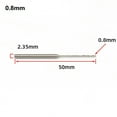 thumbnail image 1 of 1 Pcs 2.35mm Tige Poignée Droite Perceuse Travail du Bois Hss Perceuse 0.8mm, 1 of 8