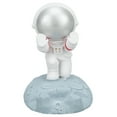 thumbnail image 1 of Soporte para teléfono móvil Creatividad Astronauta de dibujos animados Material de resina simple Soporte para teléfono para el hogar Cocina Oficina(empujador de plata), 1 of 14