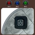 thumbnail image 2 of Asiento con cojín calefactable Temperatura de 3 velocidades para invierno Interior Exterior Gris, 2 of 4