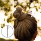 thumbnail image 4 of Estilo antiguo Horquillero Floral Pelo Pelo Titular Amatista Tassel Pelo Chalkstick, 4 of 5