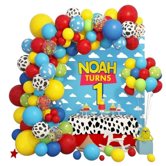 Globos decorativos para fiesta alusivos a Toy Story