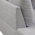 thumbnail image 4 of MAYEERTY Grey Modern 3-Piece Couch Neutral Clean Versatile Living Room Decor, 4 of 9