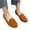 Brown, variant on Women's Ballet Flats Shoes Comfortable Slip on Casual Mesh Round Toe Lightweight Breathable Dress Shoes Blue 5.5