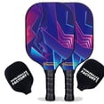 thumbnail image 1 of Pickleball Factory PB00047-5-C Best Pickleball Set, PB00047 Shards Pickleball Rackets, Best Pickleball Set for Driveway, Carbonfiber Graphite, 1 of 1