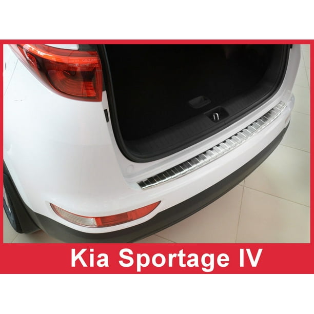 Brushed Stainless Steel Rear Bumper Protector Guard for 20162017 Kia