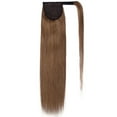thumbnail image 2 of MY-LADY Women Clip in Ponytail Thick 100% Remy Human Hair Extensions Warp Around One piece Hairpiece Straight, 2 of 9