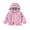 H060-Pink, variant on Kids Baby Toddler Girls Cartoon Spring Fall Outerwear Windbreaker Zipper Hooded Jackets Coat with Pockets