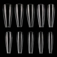 thumbnail image 3 of 100Pc Long Ballerina/Long Coffin/Long Almond/Long Oval/Full Cover Square False Nail Tips Fake Nails False Nails Artificial Nails Tips Press on nails in Bag Jargod, 3 of 10