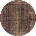 thumbnail image 1 of Ahgly Company Indoor Round Oriental Brown Industrial Area Rugs, 7' Round, 1 of 4