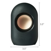 onn Stereo Speaker with Volume Controls, 3.6 ft 3.5mm Aux with USB Power Cable