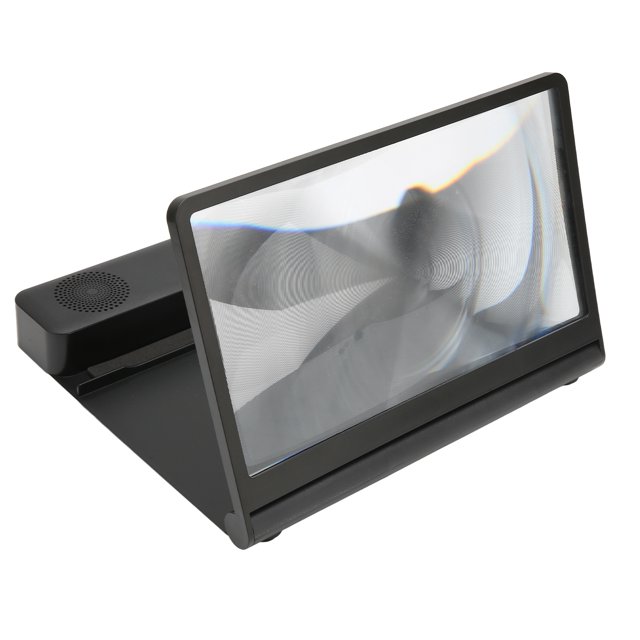 Lupa De Pantalla De Teléfono, Amplificador De Pantalla ABS, Lente Fresnel De Alta Definición Que Conserva Los Ojos A Prueba De Radiación Con Altavoz Bluetooth Para Juegos Para