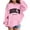 a-Pink176, variant on VNKIDY Kids Hoodies And Sweatshirts For Girls Comfortable Casual Long Sleeve Hooded Pullover With Unique Letter Prints Great For Daily Wear And Halloween Celebrations