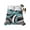 Turquoise, variant on Grey Geometric Flat Sheet Only Twin Size, Soft Breathable Bed Top Sheets for Mattress, Modern Abstract Black White Red Striped Luxury Bedding Flat Sheets for Home Hotel Bedroom Bed Protection