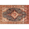 thumbnail image 1 of Ahgly Company Machine Washable Indoor Rectangle Traditional Saffron Red Area Rugs, 8' x 12', 1 of 7
