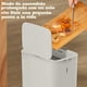 thumbnail image 3 of Bote de Basura Cocina,18 Litros Cubetas de Basura Baño con tapa Alta Capacidad Bote Basura Sin Contacto Botes de Basura para la Cocina con Sensor Inteligente para Cocina Baño Dormitorio balde, 3 of 7