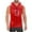 Red, variant on Leather Sleeveless Shirt Men Shiny Slim Fit Tank Top Sexy Zip Faux Leather Hoodie Shirts Wetlook Club Party Undershirts