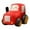 Red, variant on Adorable Farm Tractor Toy Cartoon Animal Cushion Doll for Sofa Car
