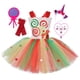 thumbnail image 2 of Vestidos de caramelo de piruleta para niños, vestido de fiesta de cumpleaños para niñas, vestido de tutú de arco iris, conjunto de ropa para niños de 0 a 12 años, 9-10T Gao Jinjia LED, 2 of 2