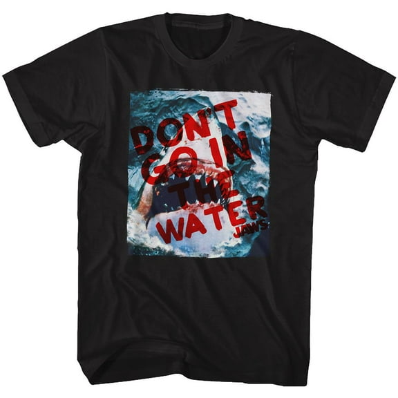 Jaws Don't Go Black Adult T-Shirt 6Xl