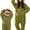 Green, variant on Family Matching Monster Onesie Silly Big Mouth Monster Outfit Fleece Hooded Soft Plush Jumpsuit for Parent & Little One Ideal for Halloween Christmas Parties