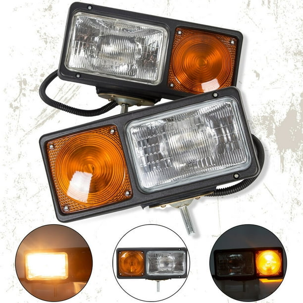 Universal Truck Snow Plow Light Headlight Lamp Turn Signal Snowplow