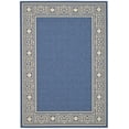 thumbnail image 3 of SAFAVIEH Courtyard Chase Oriental Indoor/Outdoor Area Rug, Blue/Beige, 6'7" x 9'6", 3 of 9