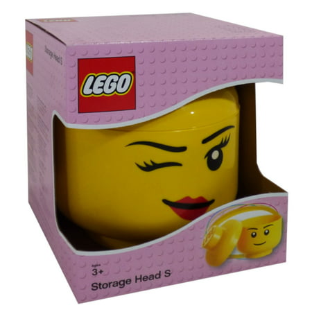 LEGO Storage Head Small Winky Face (Best Flowing Small Block Ford Heads)