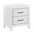 thumbnail image 1 of Lexicon Corbin Table de Nuit Asiatique en Bois Dur, Blanc, 1 of 7