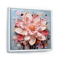 thumbnail image 2 of Designart "Unveiled Bliss In Lotus" Lotus Floater Framed Canvas Wall Art, 2 of 5