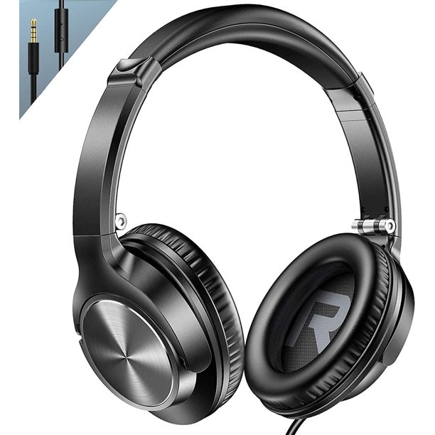 Seenda Headphones - Stereo Folding Headset Strong Low Bass Headphones with Microphone,40 mm ...