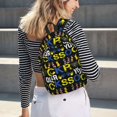 thumbnail image 2 of Easygd Rock Your Socks Canvas Backpack: Stylish, Lightweight, and Versatile with Large Capacity and Adjustable Straps –, 2 of 7