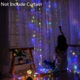 thumbnail image 7 of 300 LED Curtain String Lights, Twinkle Fairy Lights for Bedroom with 8 Lighting Modes, USB Christmas Lights for Party Home Bedroom Indoor Wall Room Christmas Decor (Multi-color), 7 of 7