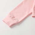 thumbnail image 6 of 5T Baby Girls Clothes 6 Years Little Girls 2PCS Fall Winter Outfits Set Little Girls Long Sleeve Top Stripe Pants Set Pink, 6 of 10
