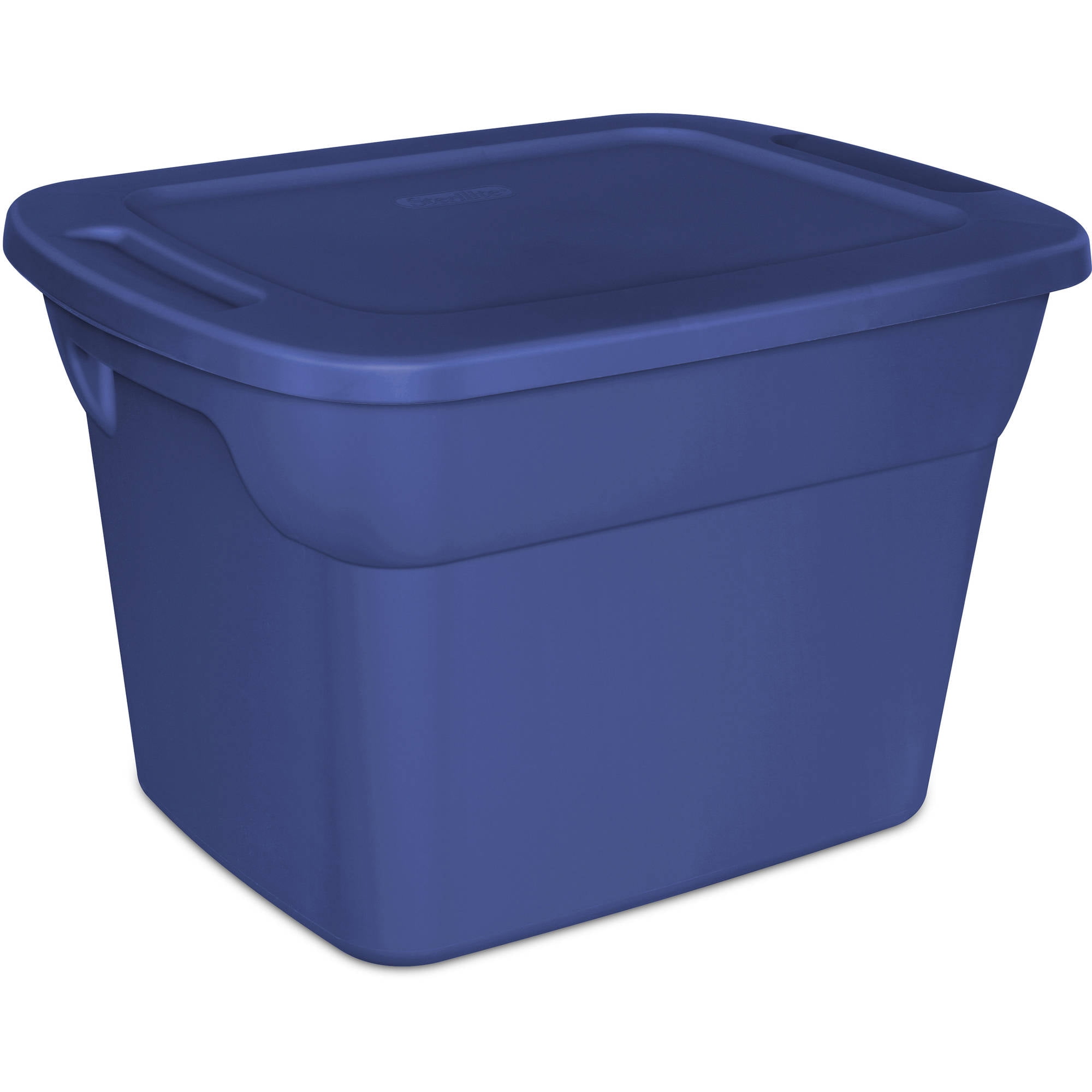 Sterilite 18 Gallon Tote Box Stadium Blue (Available in Case of 8 or