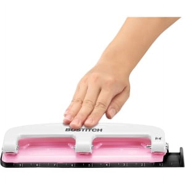 12-Sheet EZ Squeeze InCourage Three-Hole Punch, 9/32 Holes, Pink -  Sandhills Office Supply