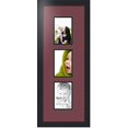 thumbnail image 1 of Art To Frames Double-Multimat-137-594/89-FRBW26079 Collage Photo Frame Double Mat With 3 - 4X6 Openings And  Black Frame, 1 of 2