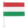 thumbnail image 1 of Hungary - Drapeau de Voiture, 1 of 1