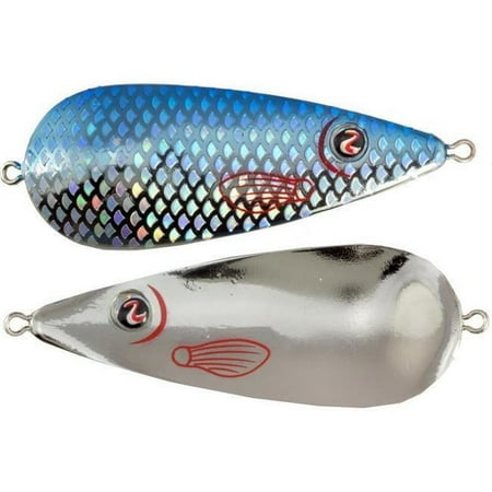 UPC: 0880469306178 | River 2 Sea WWS100-03 3 in. R2S World Wide Spoon 100 Fishing Freshwater Lure Chrome Blue