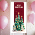 thumbnail image 6 of Decorative Design Christmas Banner Colorful Trees Holiday Decoration for Winter Party Home Decor Celebration, 6 of 9