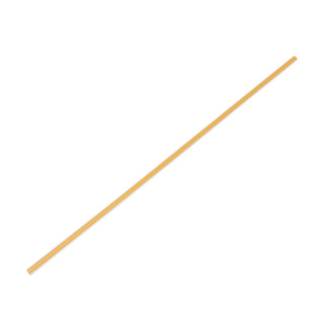 Barra redonda de acrílico sólido de línea amarilla recta PMMA 500mmx8mm