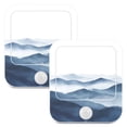 thumbnail image 7 of Yayeee LED Night Lights with Motion Detectors Auto Dusk to Dawn Light Sensors, 2 Pack, Watercolor Mountains, 7 of 7